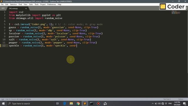 Add Noise to Image Python || PyTech смотреть онлайн
