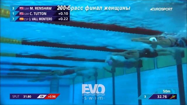 Золотые медали Юлии Ефимовой на дистанции брасс 50, 100 и 200 метров на чемпионате Европы 2018 смотреть онлайн