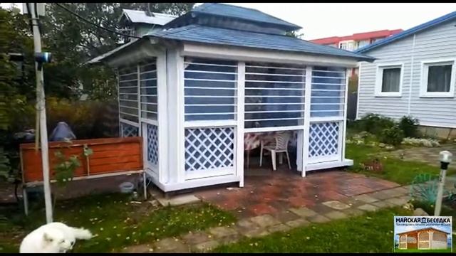 Жалюзи на беседку "Японский стиль 3х4" смотреть онлайн