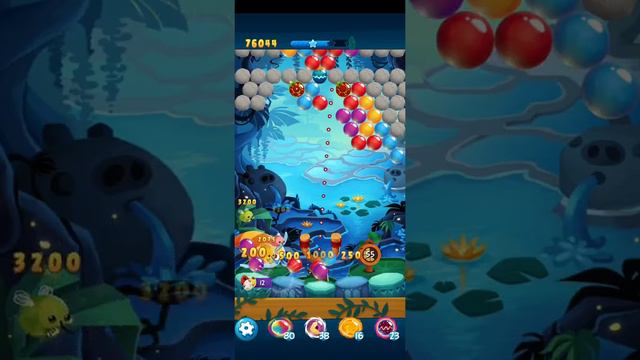 Angry Birds Pop - Daily Guest Star Willow - 1 Level played for 85 Gems (on third star) смотреть онлайн