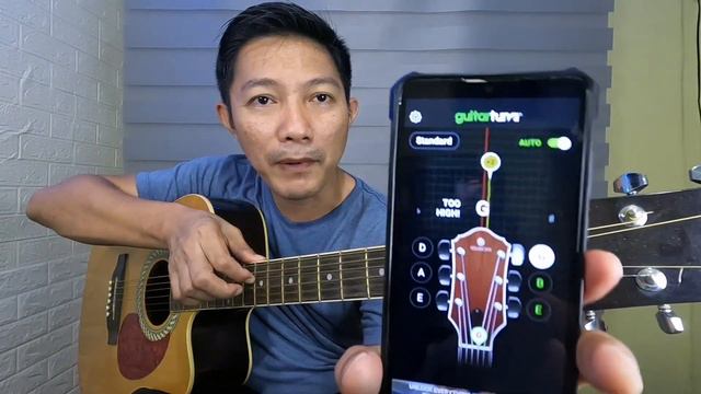 Paano Magtono ng Gitara Gamit ang Guitar Tuna sa Cellphone смотреть онлайн