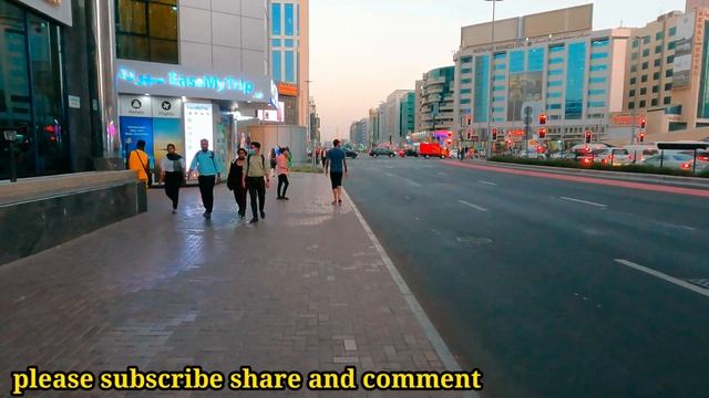 [5K] bur dubai | beautiful bur dubai night walk tour amazing view Dubai's Best place for visit смотреть онлайн
