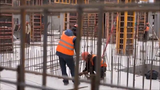 Ход строительство школ в ЖК САМОЛЕТ и ДОГМА ПАРК, май 2023 смотреть онлайн