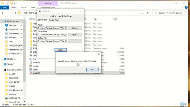 XDelta Patcher source file too short смотреть онлайн