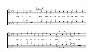 Стихиры пасхи Знаменный распев гарм  Ледковский