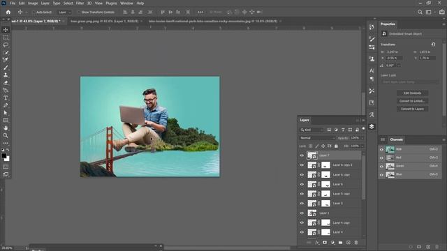 Manipulation And Art Design in Photoshop смотреть онлайн