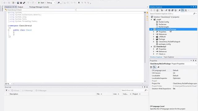 Getting Started with NuGet.PackageNPublish.mp4 смотреть онлайн