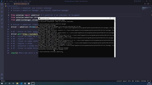 pip install webdriver-manager/pip install webdrivermanager смотреть онлайн
