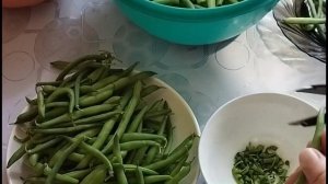 Как правильно заморозить зелёную стручковую фасоль!