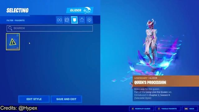 QUEEN's PROCESSION Glider *The Best Glider of 2021* (Fortnite)! смотреть онлайн