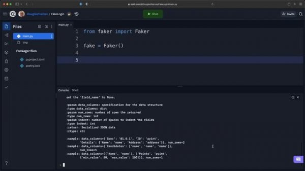 Creating Dummy Logins with Faker and Python