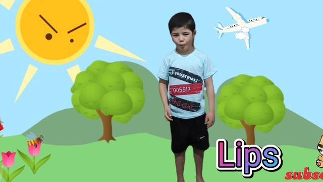 Учим Части Тела и Части Лица Ухо Рот Щека ? Нос Глаз Развивающие Мультики Для Дети смотреть онлайн