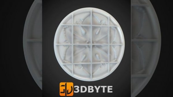 #3dmodel - Round #decor 56 || Круглый декор 56 #3dbyte  #3dprint