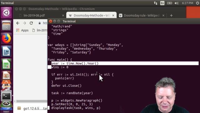Go verknüpft Datum und Wochentag | Snapshot mit Mike Schilli | Linux Magazin 08/19 смотреть онлайн