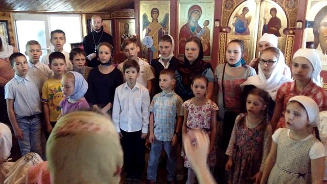Выступление старшей детской группы храма свв.Космы и Дамиана римских, г.Киев смотреть онлайн