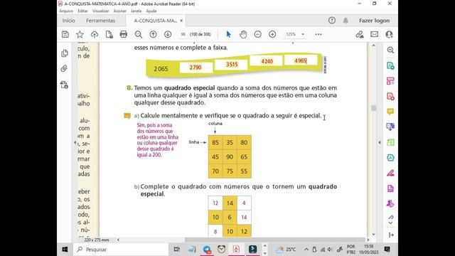 Correção do Livro A Conquista - MATEMÁTICA - Pag 50 e 51 - 4º Ano смотреть онлайн