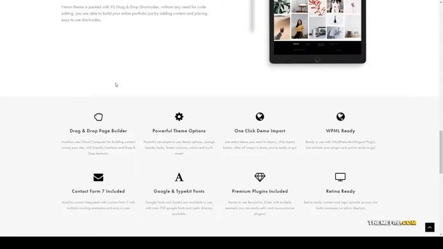 Neron - Multipurpose Portfolio WordPress Theme blog minimal Minori смотреть онлайн