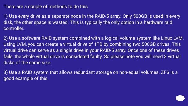 Can I set up a RAID 5 with a bunch of drives of different sizes? смотреть онлайн