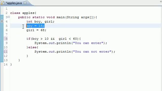 Java Programming Tutorial - 11 - Logical Operators смотреть онлайн