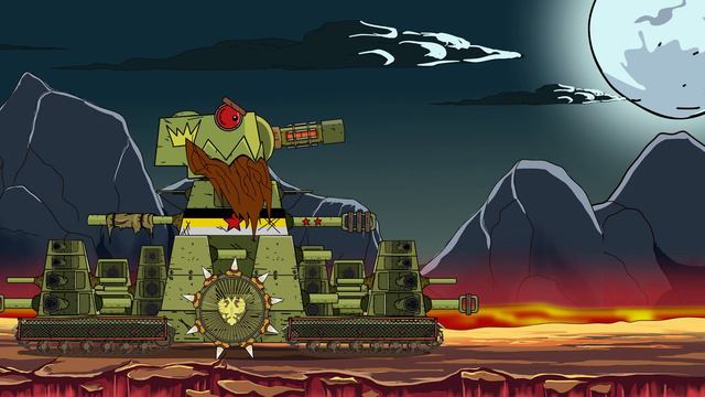 Гибрид Царь КВ-44 VS Карл-44 Gerand - "Гладиаторские бои" - Мультики про танки смотреть онлайн