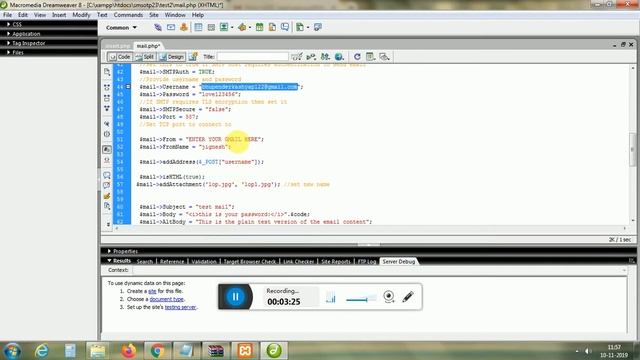 User registration and OTP email verification with PHP and MySQL database on localhost смотреть онлайн