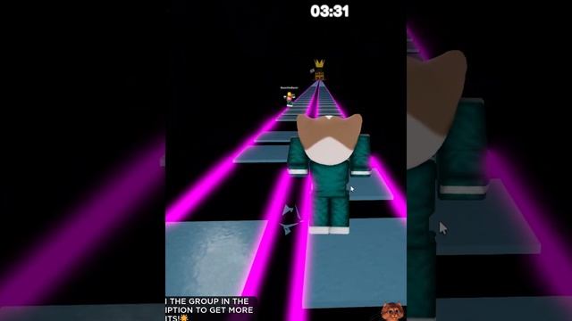 ИГРА невозможный стеклянный мост игра кальмар роблокс #shorts смотреть онлайн