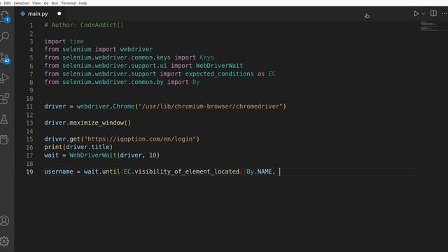 Quick IQ-option Python Bot with Selenium to Login and Execute Trade смотреть онлайн