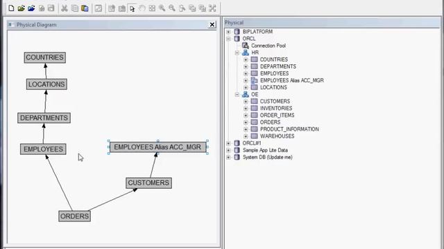 OBIEE creating physical layer aliases смотреть онлайн