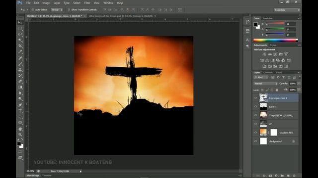 How To Design a Christian MUSIC COVER ART / FLYER | Photoshop Tutorial смотреть онлайн