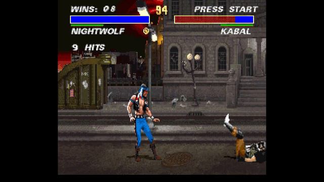 Mortal Kombat 3 (Super NES) - Nightwolf Playthrough [HD] | RetroGameUp