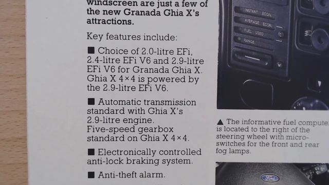 Ford Granada MK3 1988 brochure review #fordfriday смотреть онлайн
