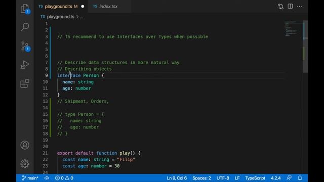 Typescript #9: Interface vs Type | Next JS & Typescript with Shopify Integration (From Course) смотреть онлайн
