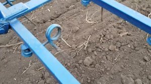 Обзор. Самодельная пружинная борона.