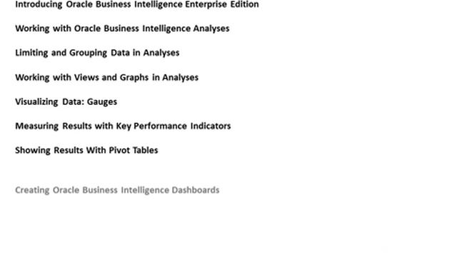 Online Oracle BI Training - Dashboards and Reports смотреть онлайн