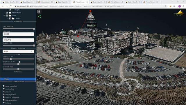 OpenTopography Tutorial: Using the Potree Point Cloud Viewer смотреть онлайн