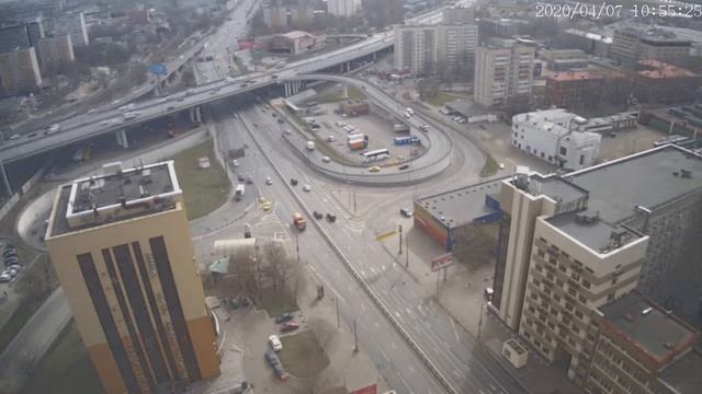 Москва - Нижегородская улица - веб камера 07.04.2020, 07:56
