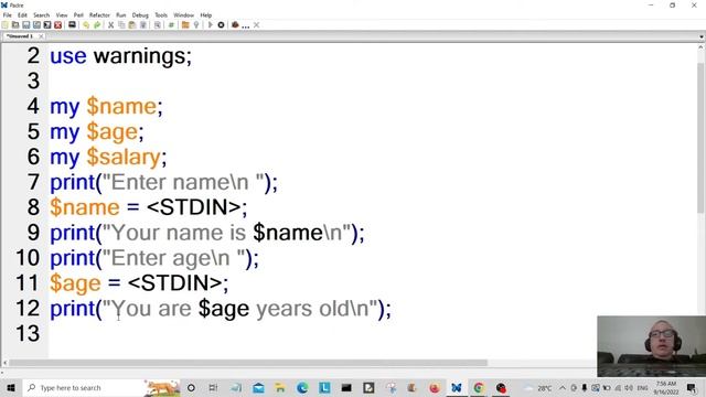 Perl Programming Tutorial - Basic Input & Output For Beginners смотреть онлайн