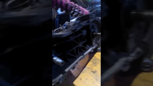 Сборка стант скутера из бу запчастей на базе Хонда Дио 27 Чясть 1 смотреть онлайн