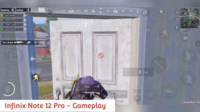 Infinix Note 12 Pro Pubg Test. MediaTek Helio G99.? смотреть онлайн