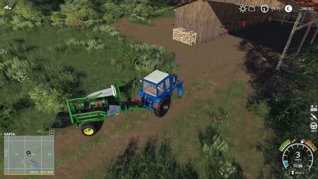 ФС 19 ? FS 19 ? Фарминг симулятор 19 прохождение ч1 ? Ничейная земля / начинаю ч нуля смотреть онлайн