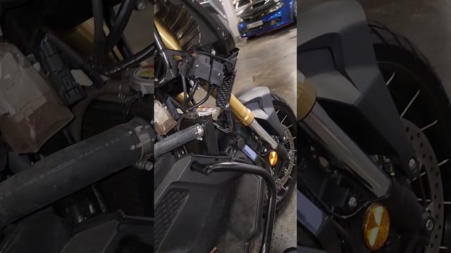 Honda Xadv 750- How To Install Fog Lights Using Build In Program Part1