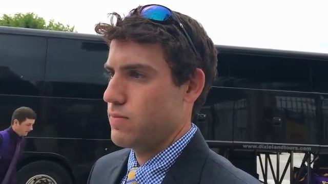 LSU's Jordan Romero talks Rally Possum, Notre Dame смотреть онлайн