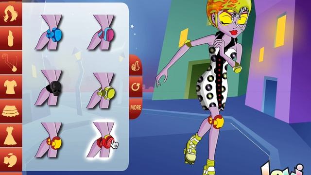 Игра Оперетта на роликах Монстр Хай (Operettas Roller Skates) смотреть онлайн