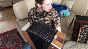 Юные таланты! Даниил Ермолов (гармони) и Анастасия Тихвинская (пение)!