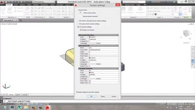 Aula 3D 81 1 Section Plane смотреть онлайн