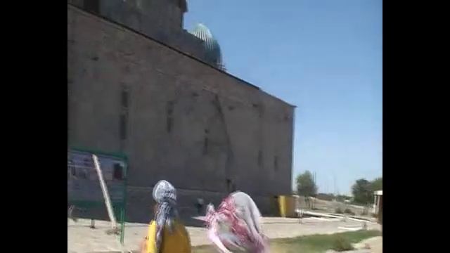 Spiritual place in Kazakhstan / Turkistan. The Mausoleum of Yasawi. смотреть онлайн