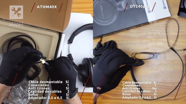 ath-m40x vs dt240pro COMPARATIVA en ESPAÑOL смотреть онлайн