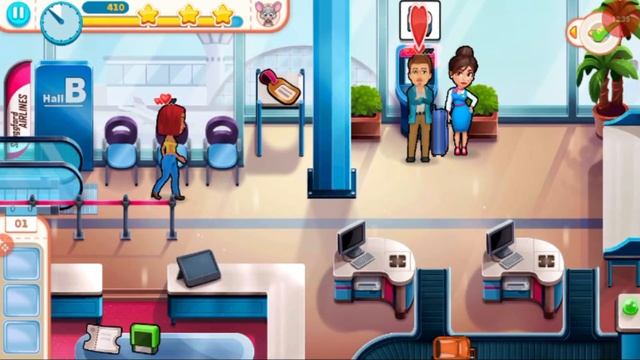 Играю в интересную игру AMBER'S AIRLINE.Приключения Эмбер начинаются.|| O.K.Game
