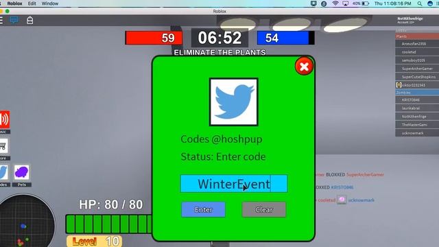 [OUTDATED] All Twitter Codes! / ROBLOX Plants vs. Zombies Battlegrounds смотреть онлайн