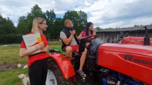 Черничный хутор. Везем новый минитрактор Rossel !